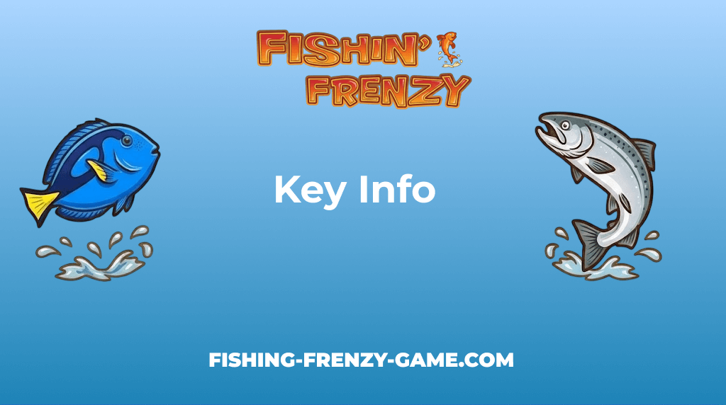 Fishin Frenzy Game Key Info Fishin Frenzy Game Key Info